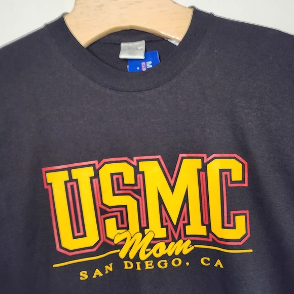 M.J. SOFFE US Marines USMC Mom Shirt Adult‎ 2XL San Diego Made In USA VTG NWT - Picture 1 of 6